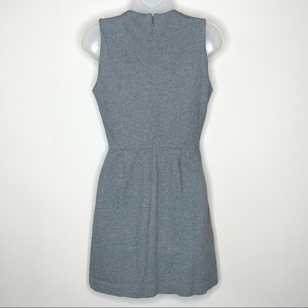 MADEWELL gray cotton knit “verse” sleeveless sheath dress size small minimalist - Picture 3 of 6